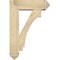 Ekena Millwork Imperial Arts and Crafts Rough Sawn Bracket w/ Offset Brace, Douglas Fir, 8"W x 26"D x 38"H BKT0806X26X38IMP03RDF - alternate 3
